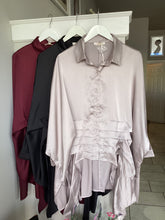 Load image into Gallery viewer, Malissa J Satin Pleated Blouse
