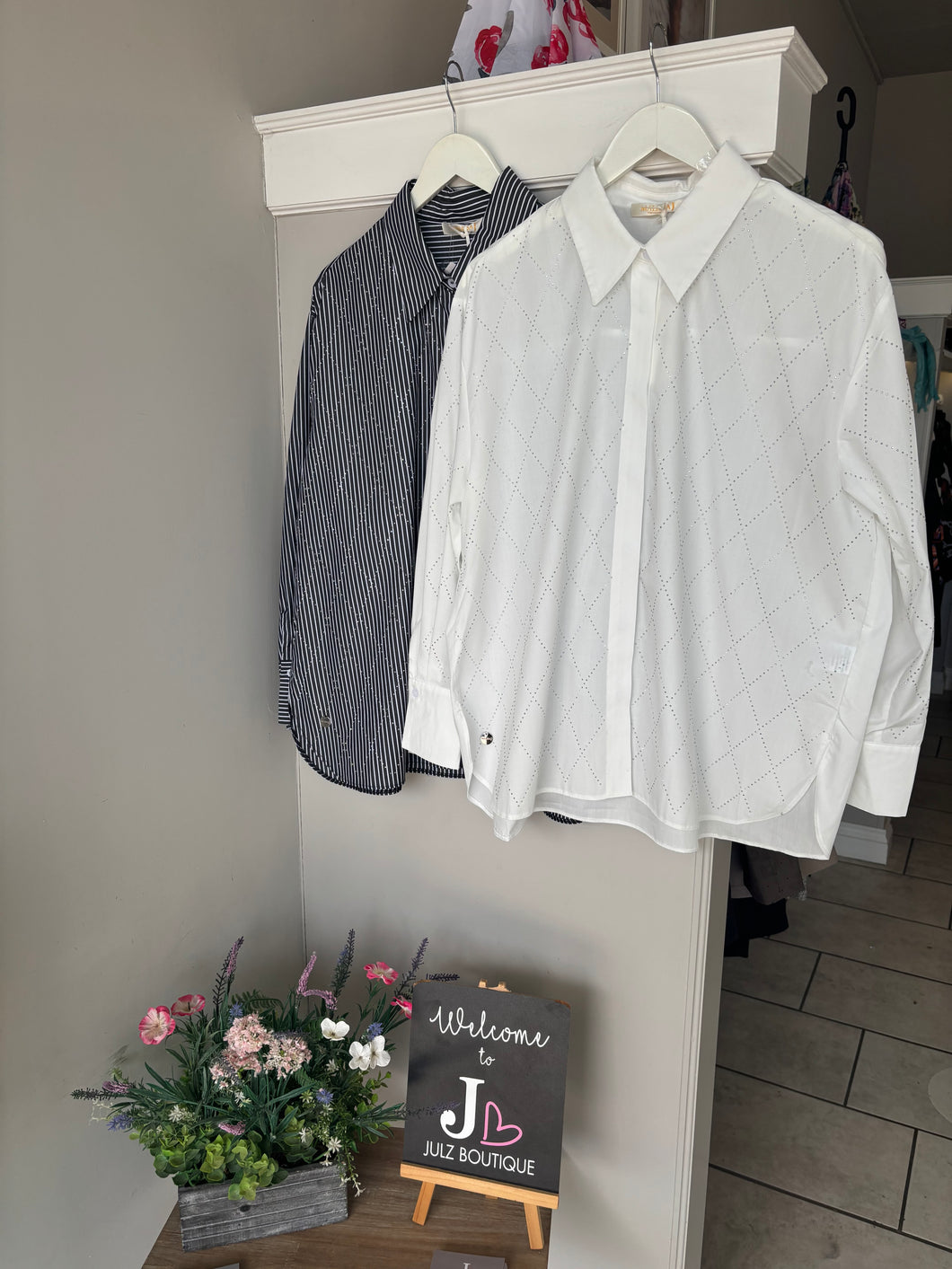 Malissa J - Studded Diamond Shirt