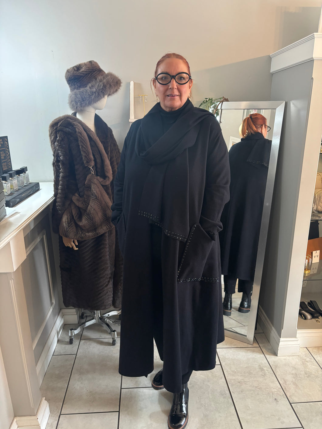 Malissa J - Long Stud Coatigan