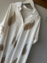 Load image into Gallery viewer, Metallic Leaf Embroidered Dress
