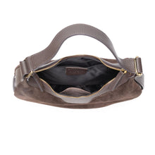 Load image into Gallery viewer, Elie Beaumont Crescent Suede Shoulder Bag
