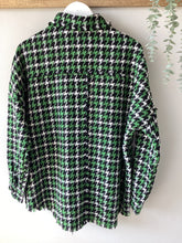 Load image into Gallery viewer, Malissa J Houndstooth Button-Up Shacket
