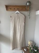 Load image into Gallery viewer, Malissa J - Raw Edge Linen Dress
