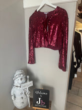 Load image into Gallery viewer, Sequin Bow Jacket

