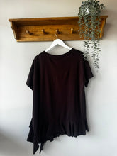 Load image into Gallery viewer, Asymmetrical Frilled Long Top
