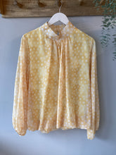 Load image into Gallery viewer, High Neck Polka Dot Chiffon Blouse
