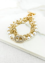 Load image into Gallery viewer, Envy Double Diamante Detail Bracelet
