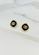 Load image into Gallery viewer, Envy Circle Diamante Pearl Earrings
