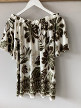 Load image into Gallery viewer, Malissa J Sage Floral Ruffle Top
