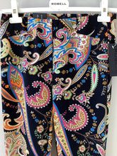 Load image into Gallery viewer, Robell Rose Super Slim Fit Paisley Trouser
