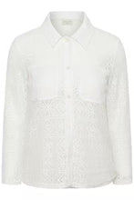 Load image into Gallery viewer, KAFFE Cindi Crochet Shirt
