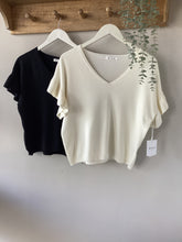 Load image into Gallery viewer, Frilled Short Sleeve Jumper
