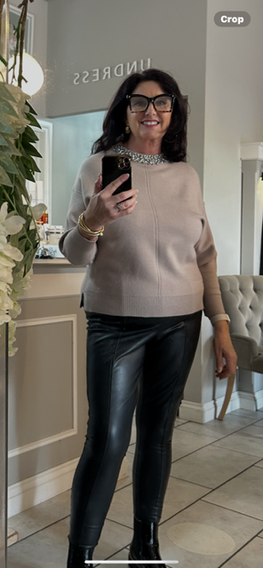 Malissa J Jewelled Neck