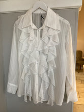 Load image into Gallery viewer, Ruffle Stripe Blouse
