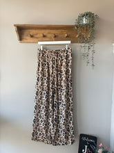 Load image into Gallery viewer, Malissa J - Leopard Print Drawcord Waist and Cuff Trousers
