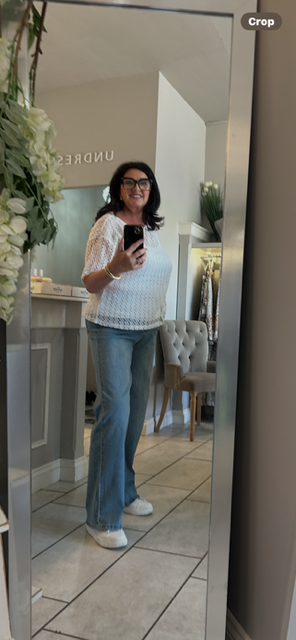 G Smack Wide Leg Stretch Jean
