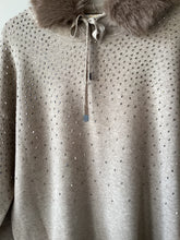 Load image into Gallery viewer, Malissa J Embellished Faux Fur Hoodie
