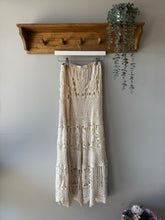 Load image into Gallery viewer, Crochet Style Top and Skirt Suit
