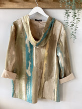Load image into Gallery viewer, Abstract Print Hooded Jacket

