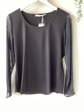 Load image into Gallery viewer, Malissa J Sparkle Sleeve Top
