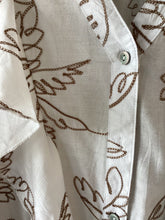Load image into Gallery viewer, Malissa J Latte Ruffle Blouse
