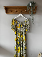 Load image into Gallery viewer, Lemon Shirred Dress
