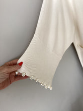 Load image into Gallery viewer, Pearl Sleeve Cardigan
