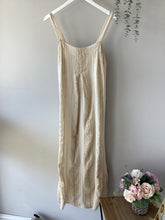 Load image into Gallery viewer, Cream Crinkle Gold Fleck Sun Dress
