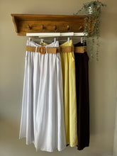 Load image into Gallery viewer, Linen Blend Wide Leg Trousers

