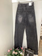Load image into Gallery viewer, Grey Wide Leg Stretch Jean
