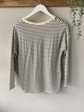 Load image into Gallery viewer, Striped V Neck Long T Shirt Ideal
