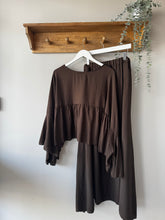 Load image into Gallery viewer, Tiered Bell Sleeve Top and Skirt Set
