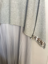 Load image into Gallery viewer, Sequin Cuff Knit &amp; Pleat  Dress
