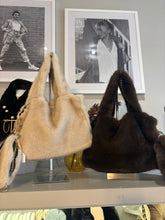 Load image into Gallery viewer, Faux Fur Handbag and Pouch
