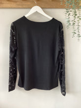 Load image into Gallery viewer, Malissa J Lace Sequin Sleeve Top Pre-order

