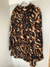 Load image into Gallery viewer, Malissa J Leopard Print Side Tie Blouse
