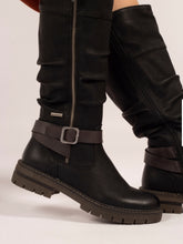 Load image into Gallery viewer, Lunar Margo Black Waterproof Long Boot
