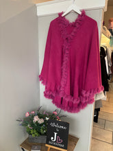 Load image into Gallery viewer, Multiway Fur Trim Cape
