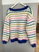 Load image into Gallery viewer, Colour Wave Scalloped Cardigan
