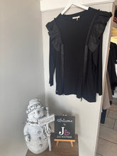 Load image into Gallery viewer, Malissa J - Ruffle Shoulder Top
