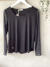 Load image into Gallery viewer, Malissa J Sparkle Sleeve Top

