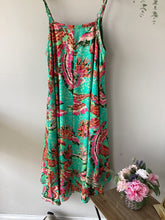 Load image into Gallery viewer, Malissa J Tropical Print Swing Dress
