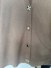 Load image into Gallery viewer, Mocha Fancy Button Cardigan
