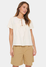 Load image into Gallery viewer, Saint Tropez Kitty Winter White Blouse

