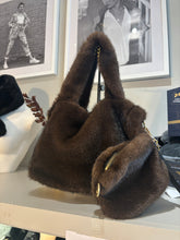 Load image into Gallery viewer, Faux Fur Handbag and Pouch
