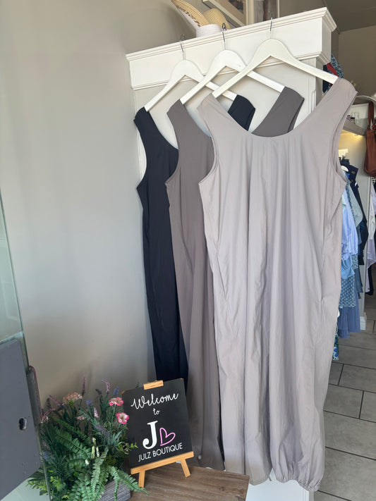 Malissa J - Drawstring Maxi Dress
