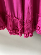 Load image into Gallery viewer, Malissa J Wide-Leg Ruffle Hem Palazzo Trousers

