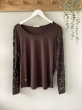 Load image into Gallery viewer, Malissa J Lace Sequin Sleeve Top Pre-order
