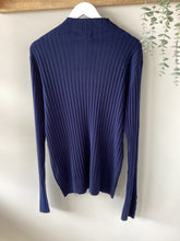 Load image into Gallery viewer, Solo Gold Button Ribbed Jumper
