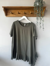Load image into Gallery viewer, Asymmetrical Frilled Long Top

